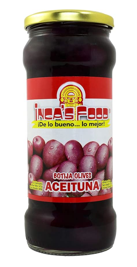 Inca's Food Inca's Food Black Olives in Brine - Aceitunas India | Ubuy