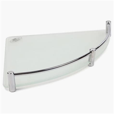 Buy Orion Frosted Glass Corner Shelf from Home Centre at just INR 1499.0