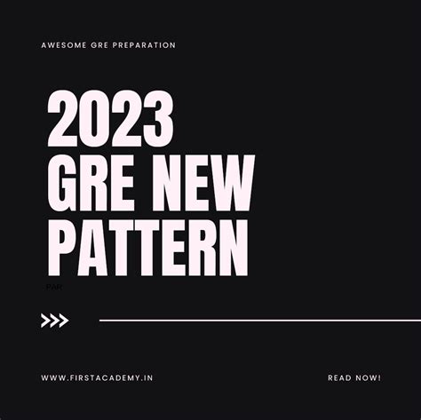 GRE New Pattern - September 2023 | First Academy
