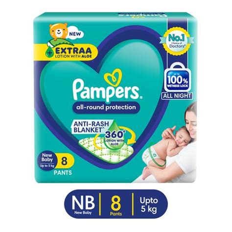 Buy Pampers Pants Diapers New Born 10 Pcs Online At Best Price of Rs 99 ...