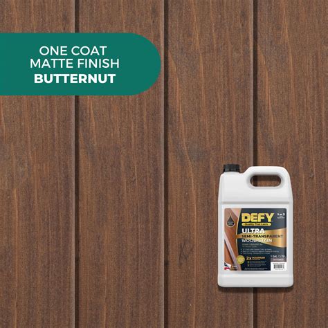 DEFY Ultra Semi-Transparent Wood Stain Butternut gal-DEF 300