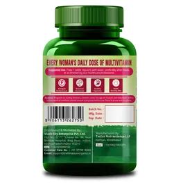 Himalayan Organics Multivitamin with Probiotics for Women, 120 Tablets ...