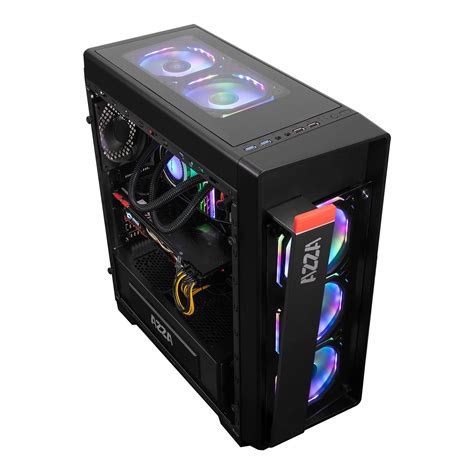 Buy Azza CSAZ-270 Obsidian MID-Tower CASE W/Digital RGB Fans Online at ...
