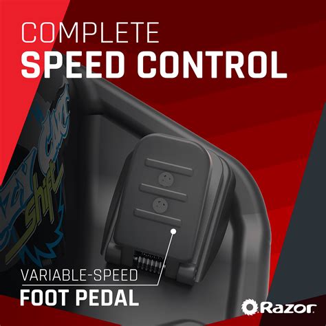 Buy Razor Crazy Cart Shift - Blue, Electric Drifting Go Kart for Kids ...