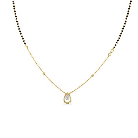 14KT Yellow Gold A Tear Of Joy Mangalsutra