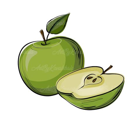 Fresh Apples Sign Clip Art