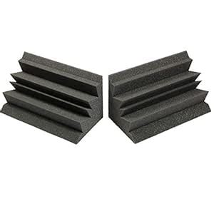 Acoustic Foam Bass Trap Studio Soundproofing Corner Wall 12" X 6" X 6 ...