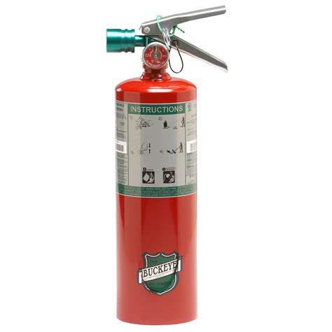 Buckeye 5 lb. Halotron Fire Extinguisher 75550 UL Rated 5B:C Rechargeable