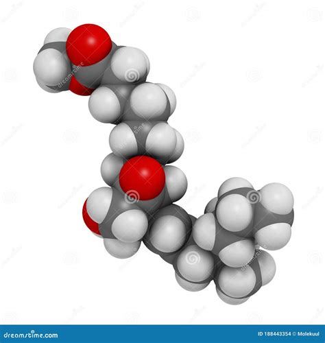 Misoprostol Abortion Inducing Drug Molecule. Prostaglandin E1 PGE1 Analogue Also Used To Treat ...
