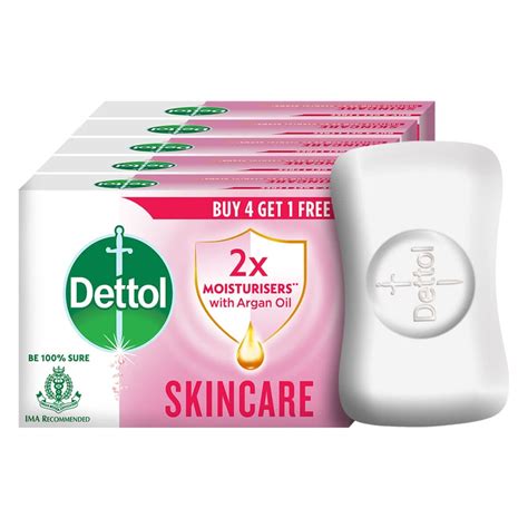 Buy Dettol Skincare Moisturizing Beauty Bathing Soap Bar (625gm)| With ...