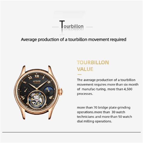 AESOP GMT Multifunction 100% Original Tourbillon 7020 watch – DREAM WATCHES