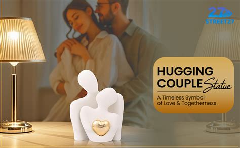 Buy Street27 Hugging Couple Statue - Romantic Home Decor, Perfect ...