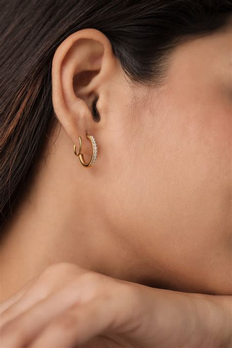 Olivia earrings - 18K Gold Plated – Elinor Jewels