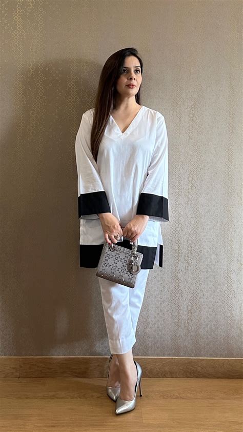 Pearl White Cotton Striped Co-ord Set – Kylee