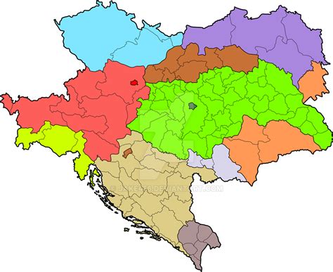 Greater Austria Admin map (WIP) by Jake456 on DeviantArt