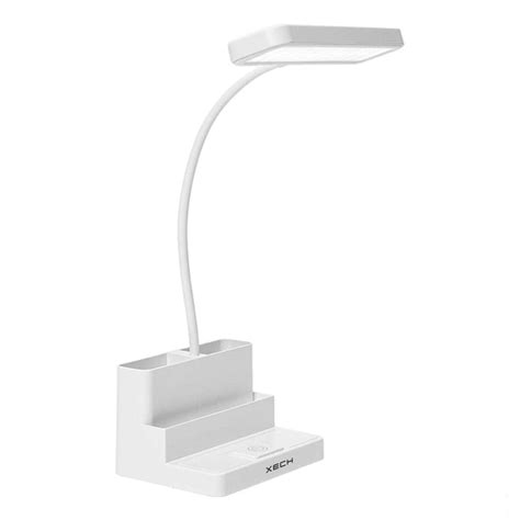 Buy Desky Table Lamp With Wireless Charger And Pen Stand With USB ...