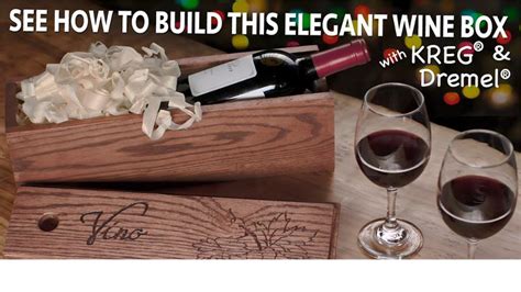 Customize Your Own DIY Wine Gift Box this Christmas | Dremel