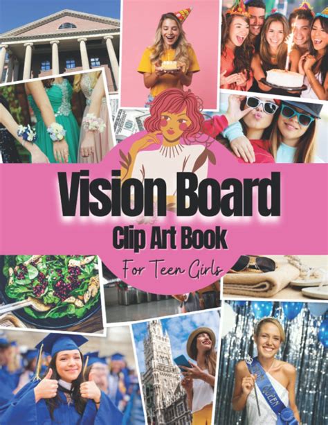 Vision Board Clip Art Book For Teen Girls Vision Board | Desertcart INDIA