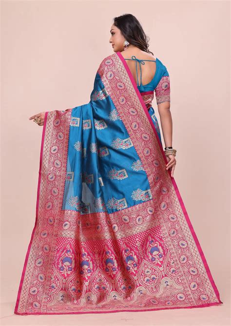 Anushka Zari Weaving Saree – Kalyanja