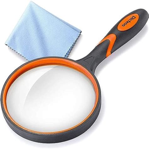 Magnifying Glass 3X Handheld Reading Magnifier - 100MM Large Magnifying ...