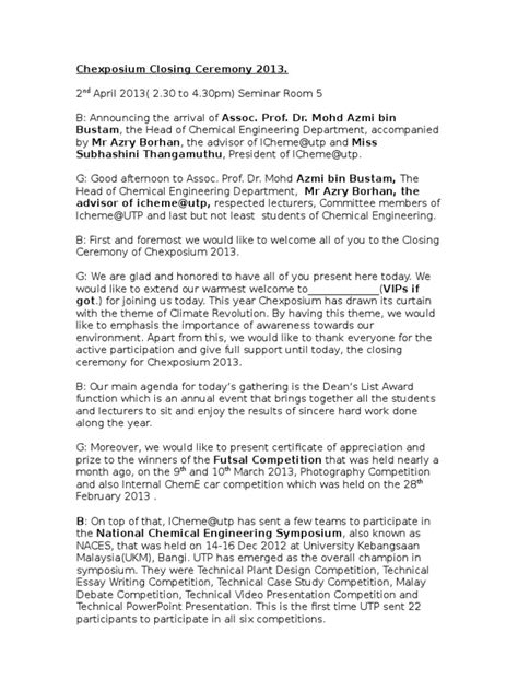 Image result for Emcee Script On Closing Program and Year