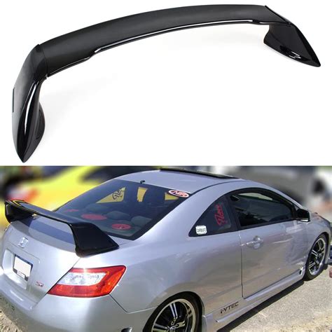 Amazon.com: Painted Black Mug RR Style Trunk Spoiler Wing Compatible ...