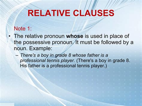 Relative Clause Examples 的图像结果