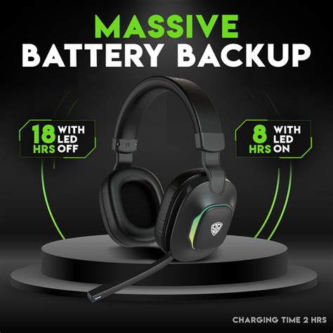 SpinBot Ranger HX300 Wireless Bluetooth Low Latency Gaming Headphones