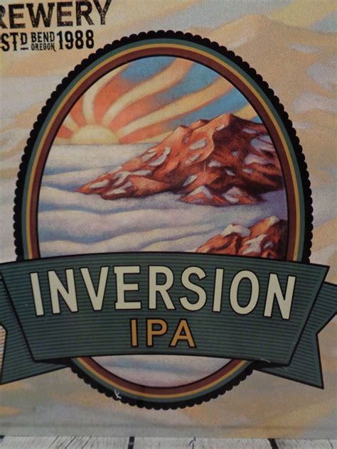 Deschutes Brewery Bend Oregon Inversion IPA Beer Sign Tin Metal ...