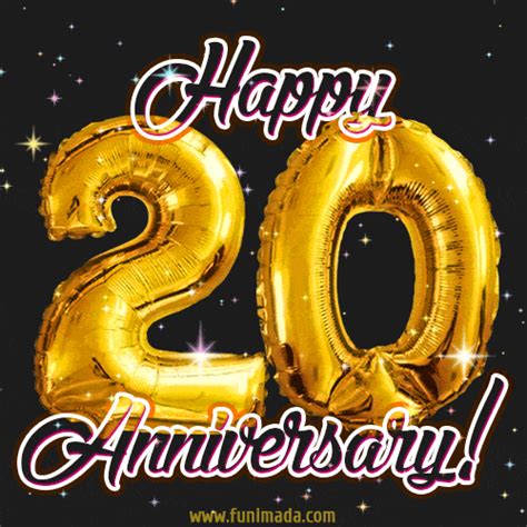 20 Wonderful Years - 20th Anniversary GIF - Download on Funimada.com