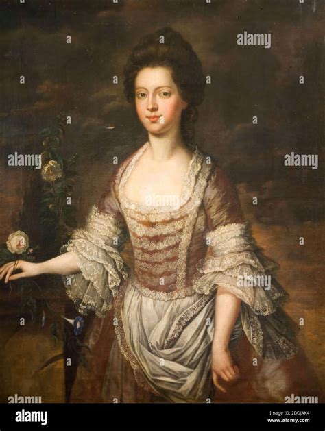 Portrait Of A Woman, Possibly Anne Clobery, 1740-1760 British School ...