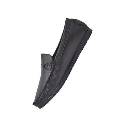 Buy MICHEAL FERAAS Premium Plus-Size Brown Horse-Bit Leather Loafers ...