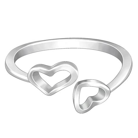 GIVA 925 Heart & Soul Ring,Adjustable| Gifts for Women and Girls | With ...