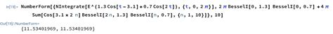 Image result for Multiplying a Cose Function by an Exponential Graph