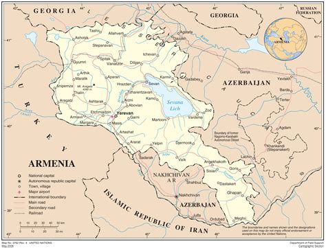 Armenia Political Map • Mapsof.net