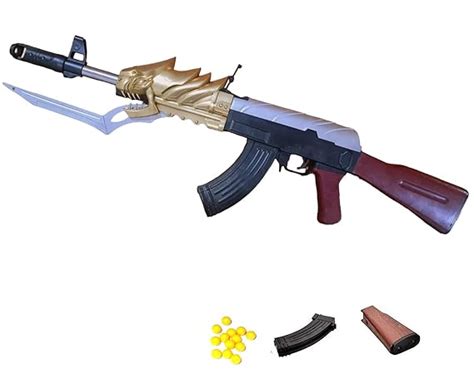HALO NATION® Dragon Gun Toy AK47 BB Bullet Gun AK 47 AK-47 Rifle AWM ...