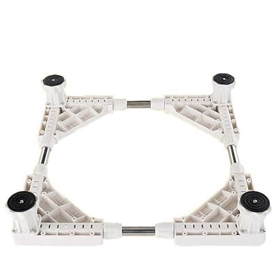 Buy Washing Machine Stand Adjustable Base with 4 Strong Feet Load ...