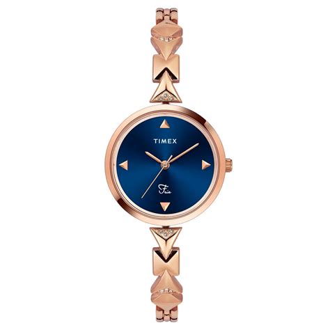 Timex Fria Women Blue Round Dial Analog Watch - TWEL18305 – Sai ...