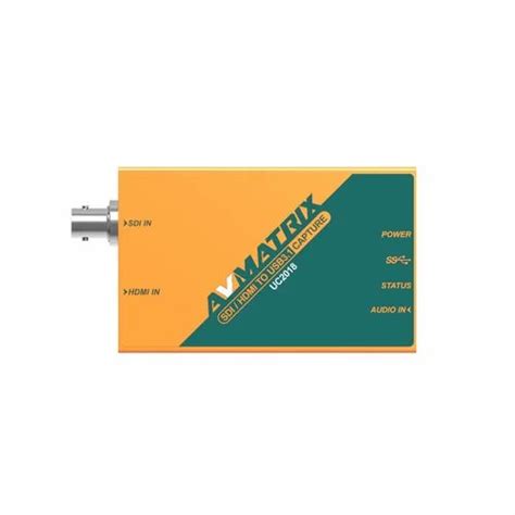 Video Capture Card - AVMATRIX-UC2018 SDI/HDMI to USB 3.1 Gen 1 Capture ...