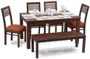 Urban Ladder Sheesham Wood Solid Wood Dining Chair Price in India - Buy ...