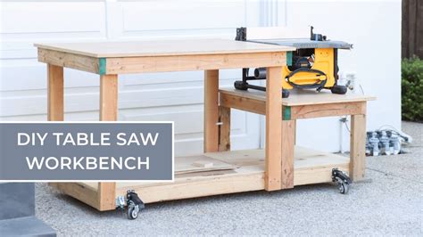 Mobile Workbench With Integrated Table Saw —, 54% OFF