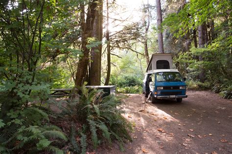 Panther Flat Campground in Six Rivers National Forest, California ...