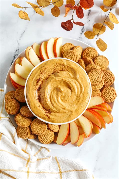 Healthy Spiced Pumpkin Dip - Eat Yourself Skinny