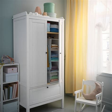 SUNDVIK wardrobe, white, 80x50x172 cm (311/2x195/8x673/4") - IKEA