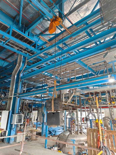 Electric Chain Hoist Installation by Kito India