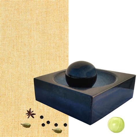 Buy Neolithic Pure Granite Stone - Mortar and Pestle for Kitchen |7 ...