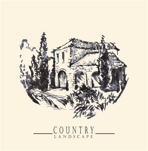 Image result for Ink Landscape Drawing Tutorial