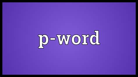 6 Letter Words Starting With P - GrammarVocab