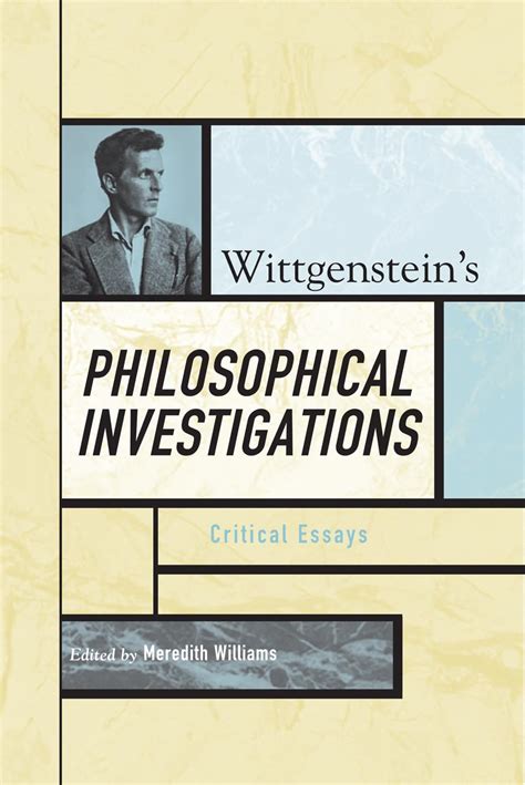 Buy Wittgenstein's Philosophical Investigations: Critical Essays ...