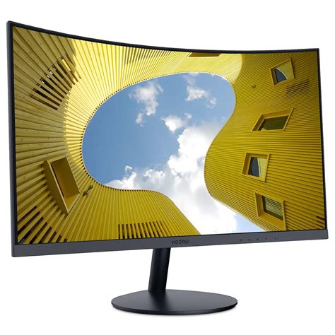 KOORUI Curved Monitor - 24 Inch FHD Curved Computer Monitor, VA Panel ...